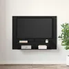 vidaXL TV-Schrankset Schwarz Eichen-Optik 120 x 23,5 x 90 Produktbild-Vorschau 4