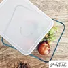 Forme oblongue avec couvercle en plastique 25x20cm/2,6L Voir les images du produit 3