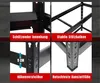Reifenregal TIGER XL | HxBxT 200x180x45cm | 300kg Fachlast Produktbild-Vorschau 5