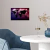 MuchoWow® Poster Weltkarte - Schwarz - Rosa 30x20 cm - Produktbild-Vorschau 5