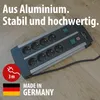 Steckdosenleiste Premium-Duo-Alu-Line 2x4fach 3m Anteprima dell’immagine prodotto 2