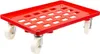 Transportroller für Euroboxen 60x40cm mit Kunststoffräder Produktbild-Vorschau 1