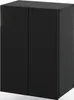 Wandhängender Badezimmerschrank 40 cm matt schwarz Produktbild-Vorschau 4