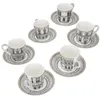 Sada 6 šálků na espresso Palazzo (80 ml) s podšálky, Náhled obrázku produktu 2