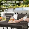 Outsunny Sitzgruppe 7-teilig Essgruppe für 6 Personen Produktbild-Vorschau 7