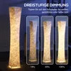 LED Stehlampe Dimmbar in Papieroptik, Modernes Design Produktbild-Vorschau 2