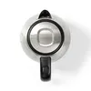 Top-down view of a stainless steel electric kettle. Anteprima dell’immagine prodotto