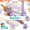 Huch & Friends Puzzle 70-teilig Winter mit 5 cm Loki-Figur Produktbild-Vorschau 4