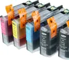 vhbw 5x Tintenpatronen Ersatz für Brother LC121BK, LC121C, Produktbild-Vorschau 5