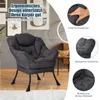 Fauteuil rembourré COSTWAY, fauteuil relax avec accoudoirs Voir les images du produit 5