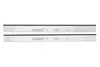 Two metal planer blades on a white background. Anteprima dell’immagine prodotto
