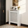 FATIVO kryt topení 78x19x92 cm – vysoký kryt topení v bílé Náhled obrázku produktu 10