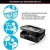 MASTER LOCK P008EML, Prenosný trezor, Čierna, kód, 2,17 L, Náhľad obrázku produktu 10