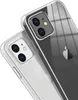 Two clear phone cases are shown, one slightly behind the other, with their camera modules visible. Produktbild-Vorschau