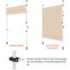 Yaheetech Balkonmarkise mit Handkurbel 200 cm L, Produktbild-Vorschau 8