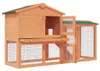 vidaXL Kaninchenstall Groß Holz Produktbild-Vorschau 3