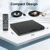 (Schwarz) DVD-168 Kompakter HD DVD-Player für TV mit Produktbild-Vorschau 9
