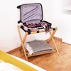 Relaxdays Stojan na kufry z bambusu, skládací, na kufry a Náhled obrázku produktu 2