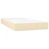 vidaXL Boxspringbett mit Matratze Creme 100x200 cm Stoff -  Produktbild-Vorschau 6