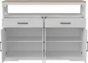 UnboxG Sideboard 140×40×105 cm Biela, kuchynská a Náhľad obrázku produktu 12