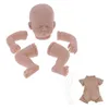 Simulierte Reborn Puppe Kit DIY Unlackiert Vinyl Baby Puppe Produktbild-Vorschau 3