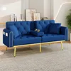 Merax 2 Sitzer Sofa, Couch mit Liegefunktion, 3 Produktbild-Vorschau 2