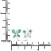 Kolczyki Vira Jewels srebrne 925 rodowane z motywem motyla Podgląd zdjęcia produktu 3