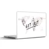 MuchoWow® Laptop Aufkleber Sticker Cover Weltkarte - Marmor Produktbild-Vorschau 1
