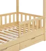 Juskys Kinderbett Marli 90 x 200 cm - Bettkasten, Gitter, Produktbild-Vorschau 21