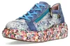 Laura Vita Damen Sneaker mit Plateau mit Floralmuster Produktbild-Vorschau 2