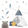 Namiot tipi dla dzieci ze światełkami Nukido - granatowy Podgląd zdjęcia produktu 11