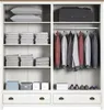 Möbilia Kleiderschrank | 4 Türen, 2 Schubladen | Kiefer Produktbild-Vorschau 3