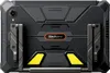 The back of a rugged tablet with a kickstand. Produktbild-Vorschau