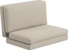 HOMCOM Bodensofa 3-in-1 Klappbar Schlafsofa mit Samtoptik Produktbild-Vorschau 1