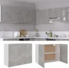 vidaXL Nástěnná skříňka Concrete Grey 80x31x60 cm Dřevěný Náhled obrázku produktu 1