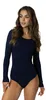 Alkato Damen Langarm Body Baumwolle Bodysuit mit Produktbild-Vorschau 2