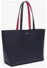 A dark blue tote bag with red accents on the handles. Anteprima dell’immagine prodotto