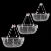 Esschert Design Drahtkörbe, 3-er Set, Silber, W2026 Produktbild-Vorschau 3