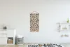 MuchoWow® Textilposter Weiß - Rosa - Leopardenmuster 60x120 Produktbild-Vorschau 2