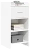 Buffet vidaXL blanc 40 x 36 x 80 cm en aggloméré Voir les images du produit 2