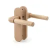 Türklinke mit Langschild  1 Paar Beige Modernes Design Produktbild-Vorschau 1