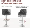 WOLTU 2er Set Barhocker Barstuhl leichte reinige Produktbild-Vorschau 6