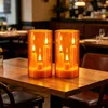 Da by 2 Stück 3-Kern LED-Stabkerzen, Transparente Orange Produktbild-Vorschau 8