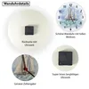 Segelschiff Wasserfarbenoptik Wanduhr aus Alu Produktbild-Vorschau 4