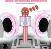 Karaoke Maschine mit 2 kabellosen Mikrofonen, Tragbarer Produktbild-Vorschau 9