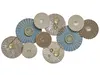 BELIANI Wanddekoration Blau / Beige aus Metall Kombination Produktbild-Vorschau 1