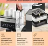 A collage of images showing different features of a coffee machine. Náhľad obrázku produktu