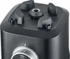 A close-up view of the top and control panel of a black stand mixer. Produktbild-Vorschau