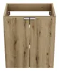 Badezimmerschrank Für Waschbecken 50 Cm Eiche  2 Türen, Produktbild-Vorschau 6