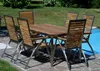ALEOS. Gartengarnitur Edelstahl Teak Set: Tisch 160x90 cm + Produktbild-Vorschau 2